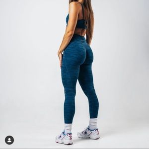 Alphalete Surface Power Legging - Delta Blue Camo